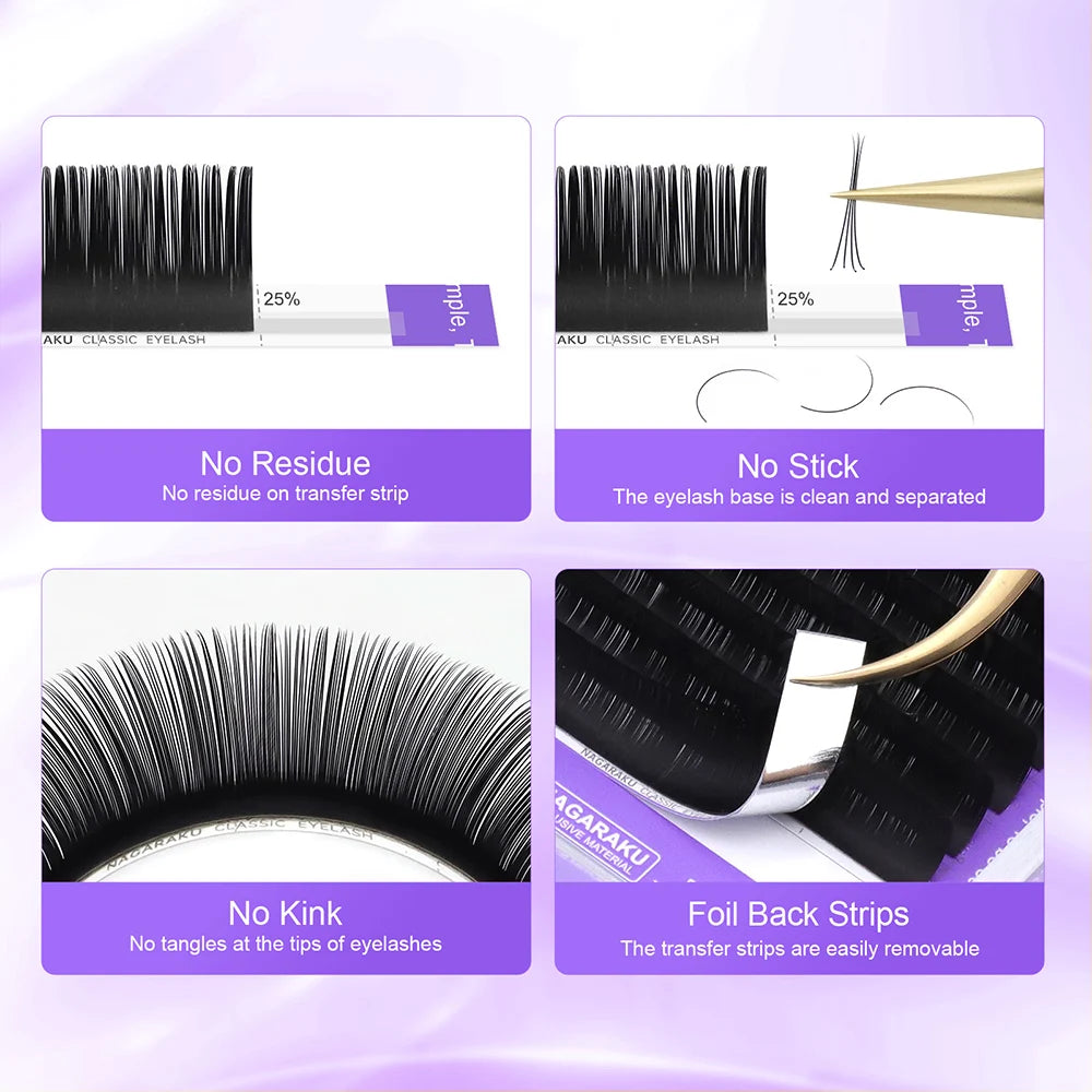 NAGARAKU Professional Classic Individual Eyelash Extensions