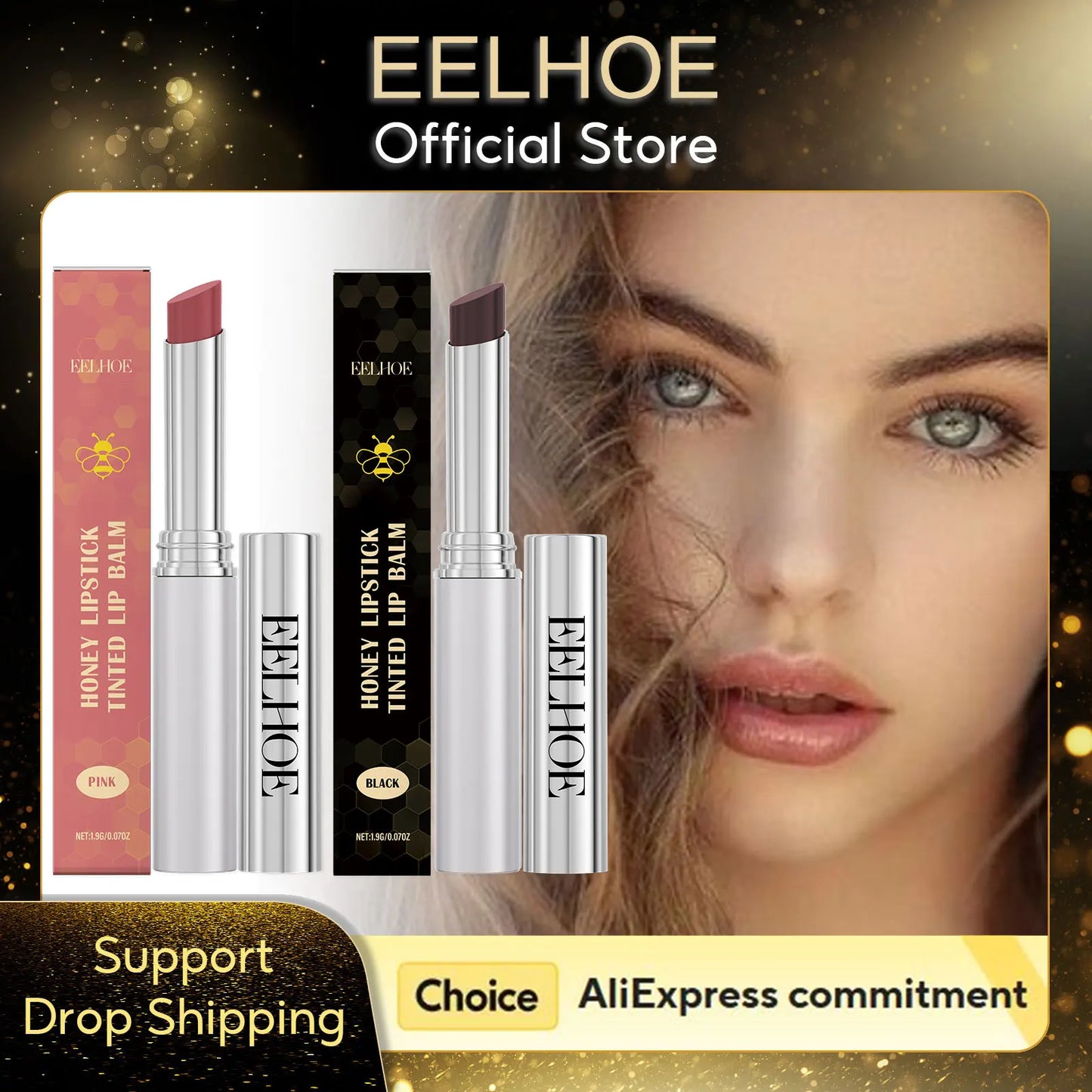EELHOE Pink Honey & Vitamin E Plumping Lip Tint