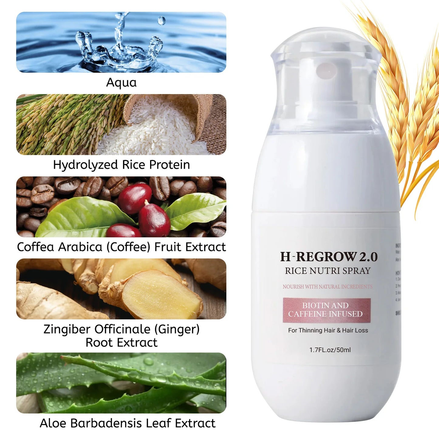 Hair Helper Rice Water Stimulating Spray