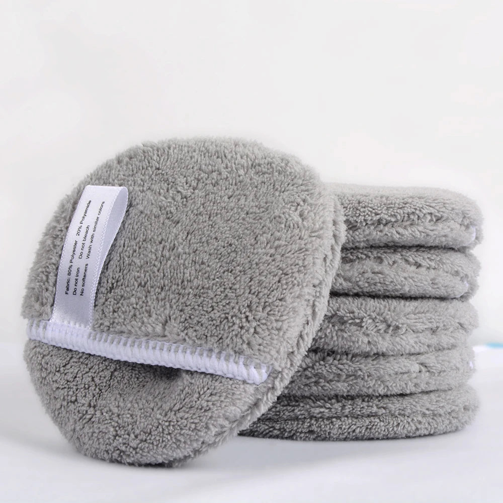 SUNLAND Microfiber Reusable Makeup Remover Pads