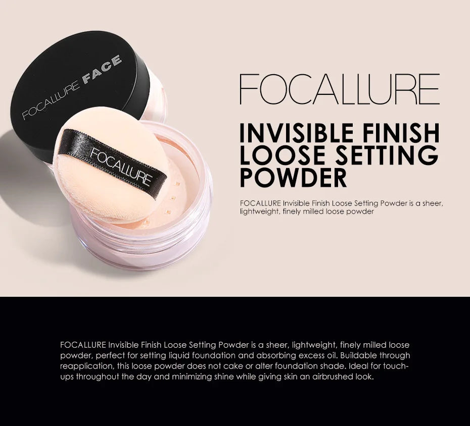 FOCALLURE Translucent Loose Setting Powder