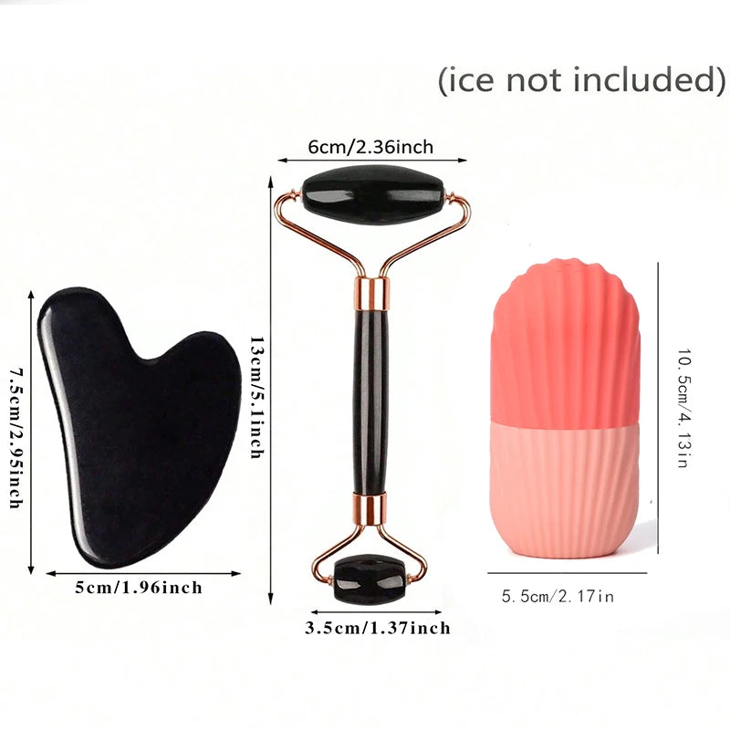 Facial Skincare Ice Roller Set