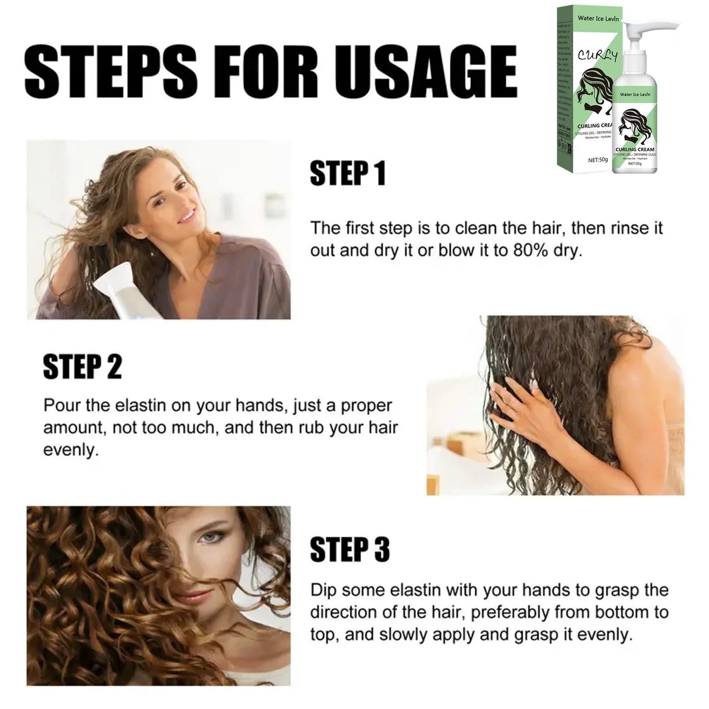 Keratin & Biotin Bounce Styling Cream (50g)
