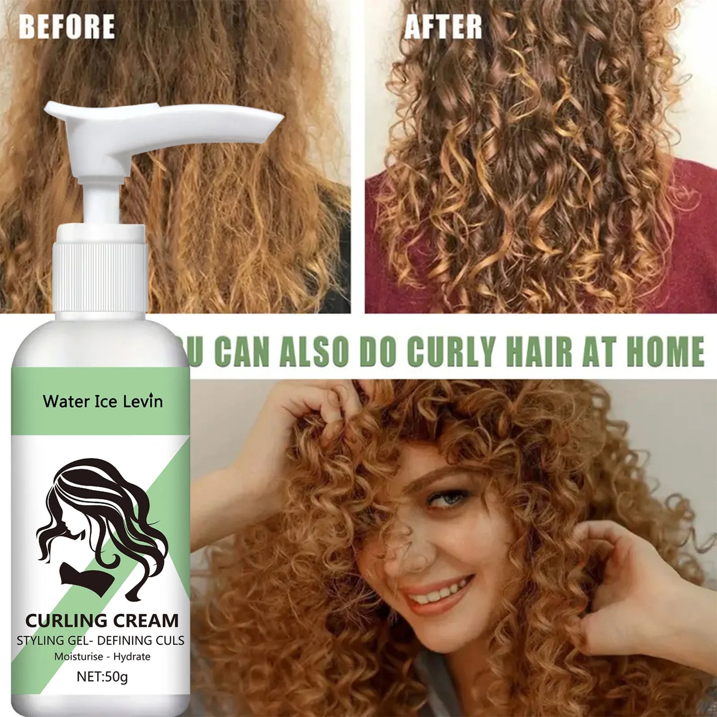 Keratin & Biotin Bounce Styling Cream (50g)