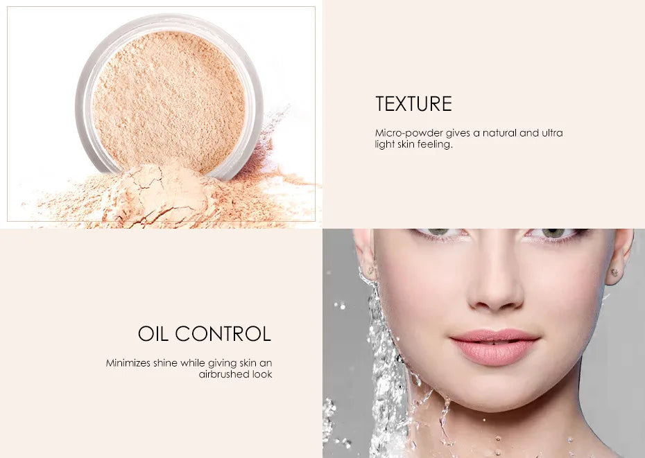 FOCALLURE Translucent Loose Setting Powder