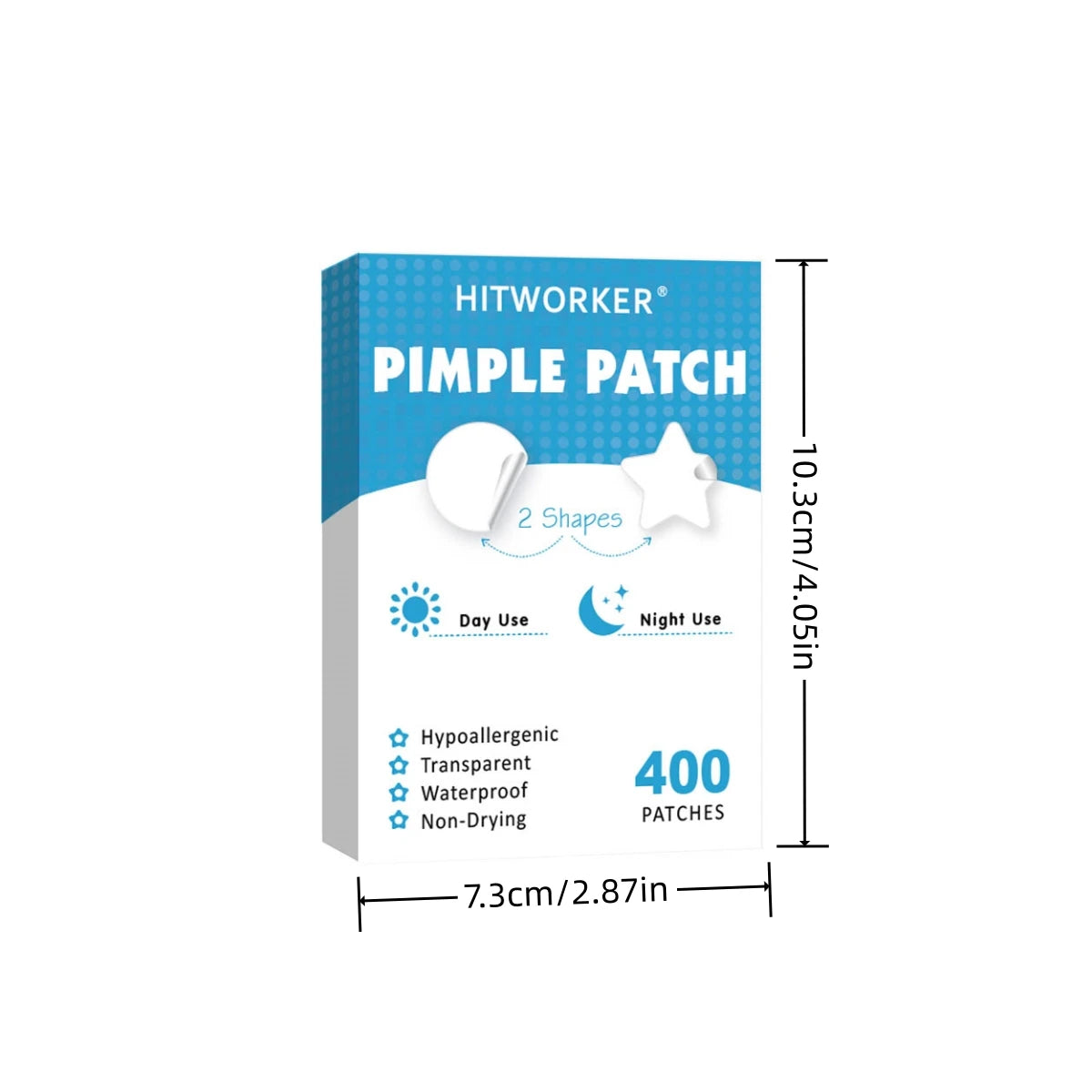 400-piece Hydrocolloid Pimple Patches