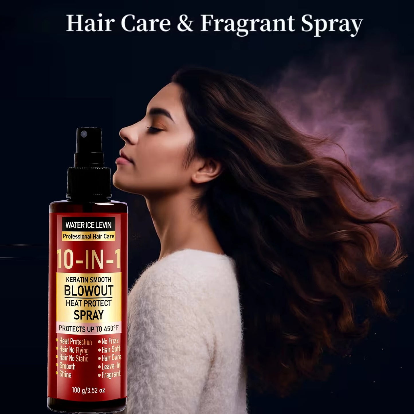 10-IN-1 Keratin Smooth Blowout Heat Protect Spray