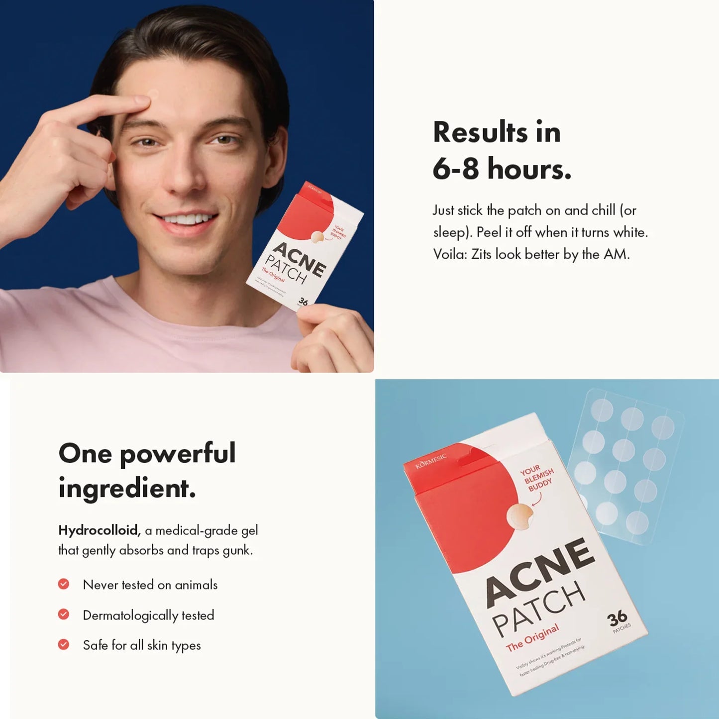 Hydrocolloid Invisible Pimple Patches
