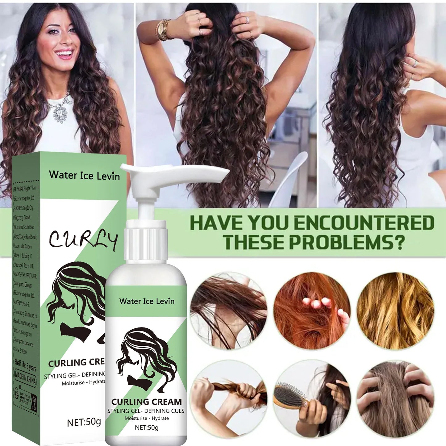 Keratin & Biotin Bounce Styling Cream (50g)