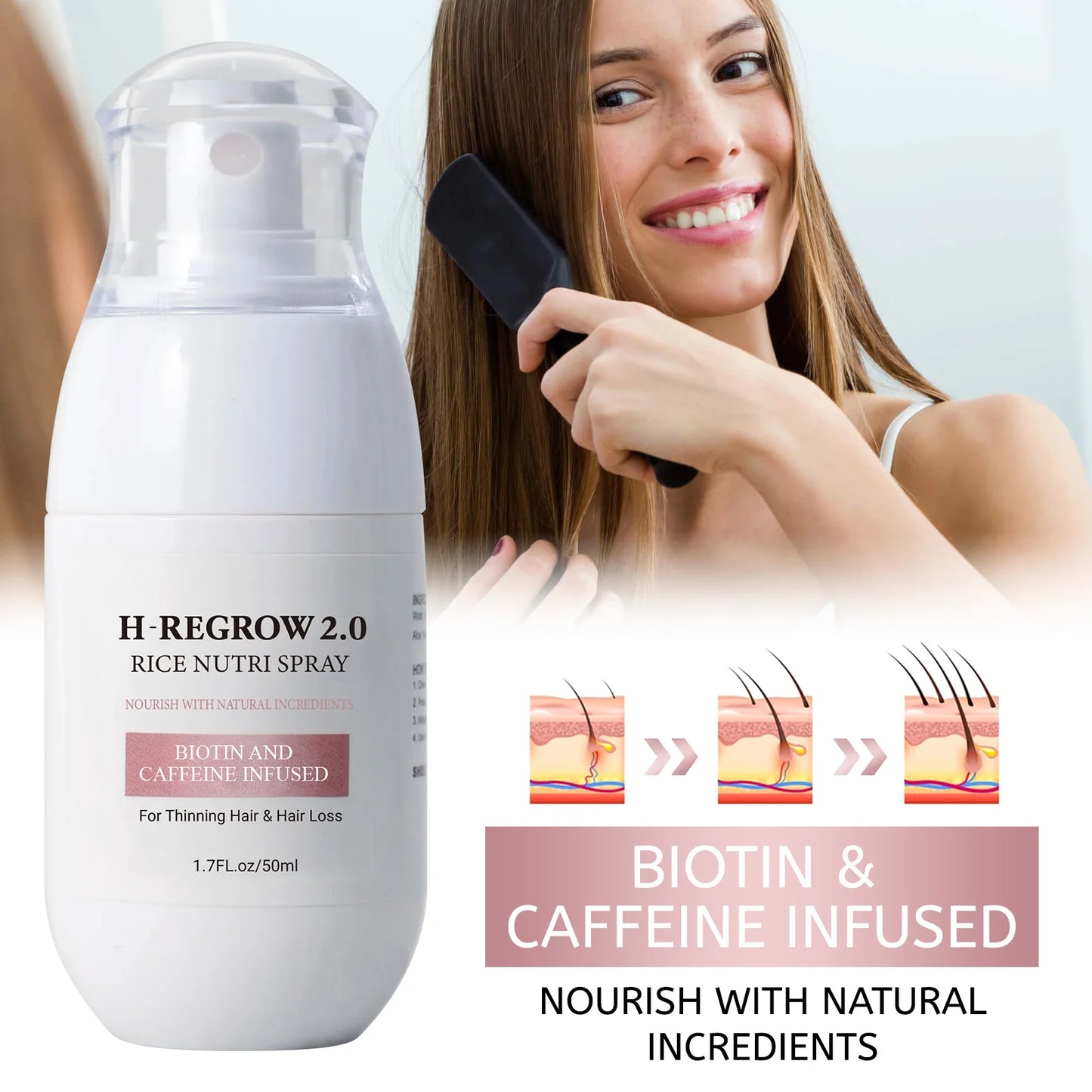 Hair Helper Rice Water Stimulating Spray
