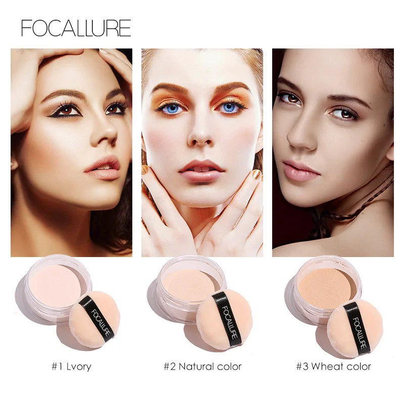 FOCALLURE Translucent Loose Setting Powder
