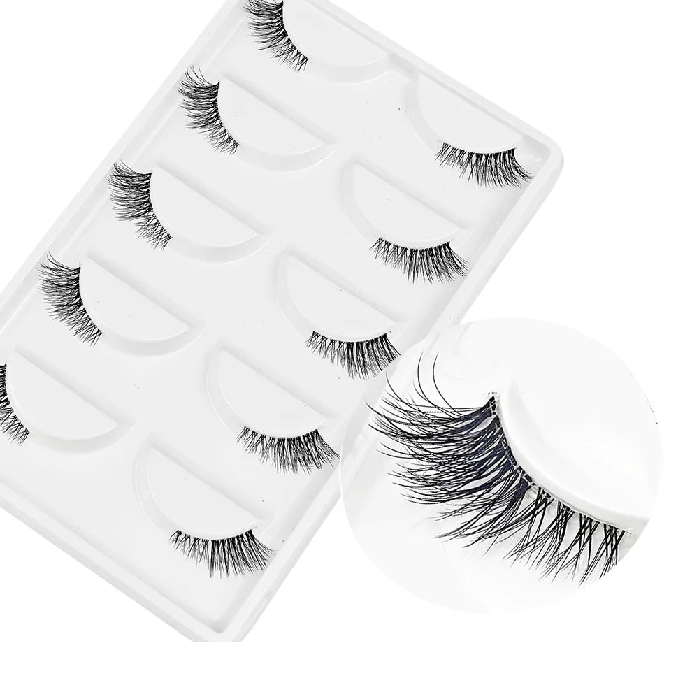 European & American Style "Fox-Eye" Half-Lashes